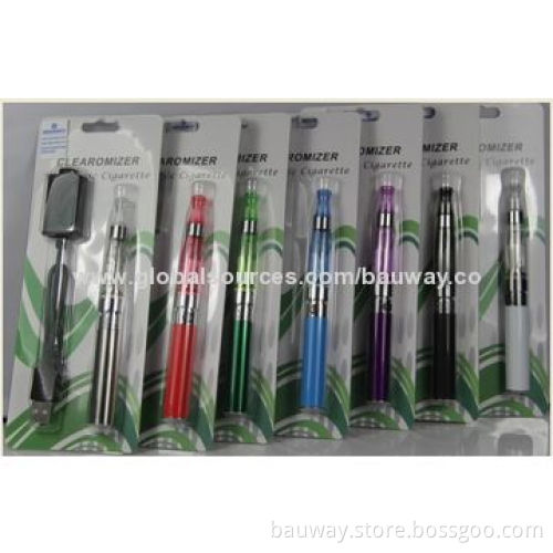 Cheap starter kit eGo CE4 blister kit with 1.6ml cartomizer 10pcs long wick